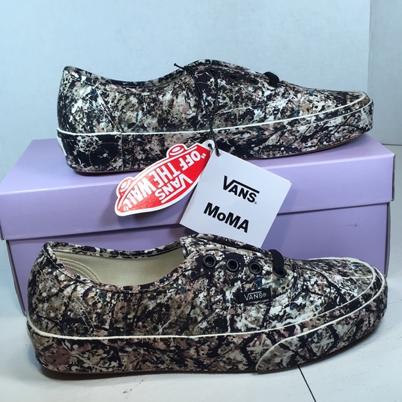 NWT Vans Authentic MoMa Fashion Sneakers Women’s 6 - Picture 1 of 9